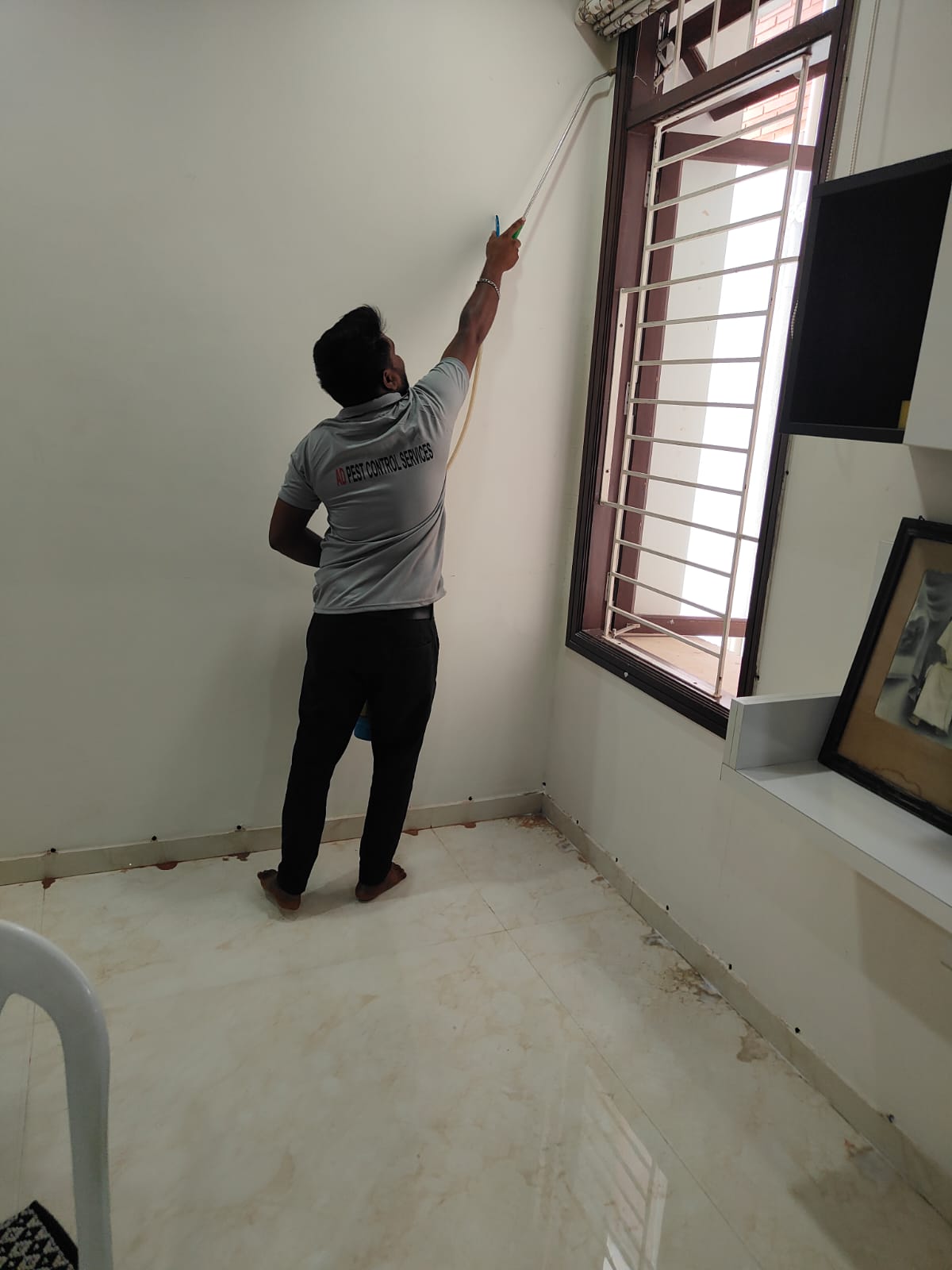 Post Construction Termite Drilling Treatment by AD Pest Control